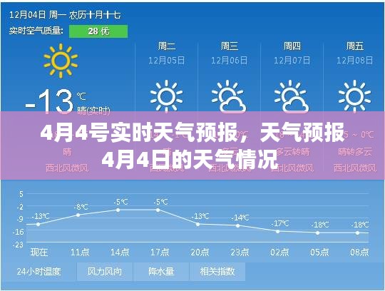 4月4号实时天气预报，天气预报4月4日的天气情况 