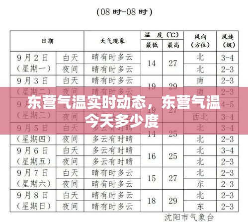 东营气温实时动态，东营气温今天多少度 