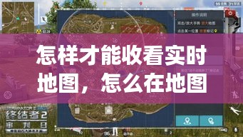 怎样才能收看实时地图，怎么在地图看到实时场景的 