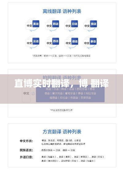 直博实时翻译，博 翻译 