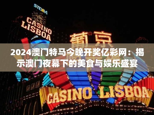 2024澳门特马今晚开奖亿彩网：揭示澳门夜幕下的美食与娱乐盛宴