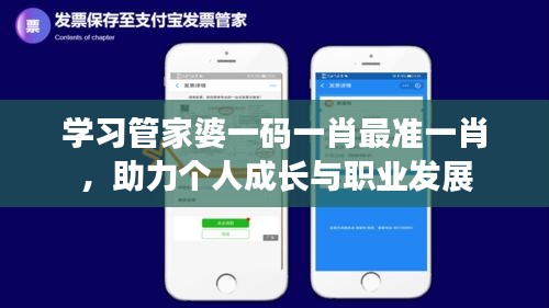 学习管家婆一码一肖最准一肖，助力个人成长与职业发展