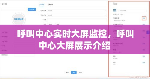 呼叫中心实时大屏监控，呼叫中心大屏展示介绍 