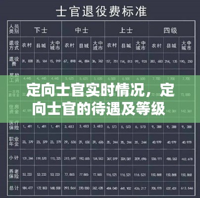 定向士官实时情况，定向士官的待遇及等级 