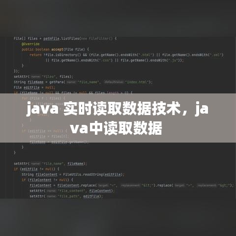 java 实时读取数据技术，java中读取数据 