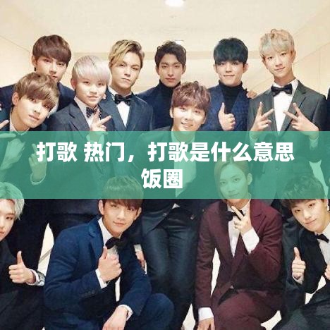 打歌 热门，打歌是什么意思饭圈 
