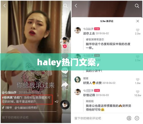 haley热门文案， 