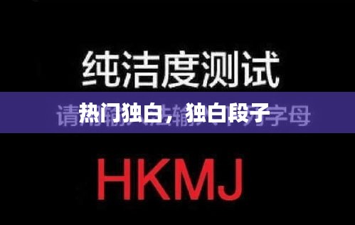 热门独白，独白段子 