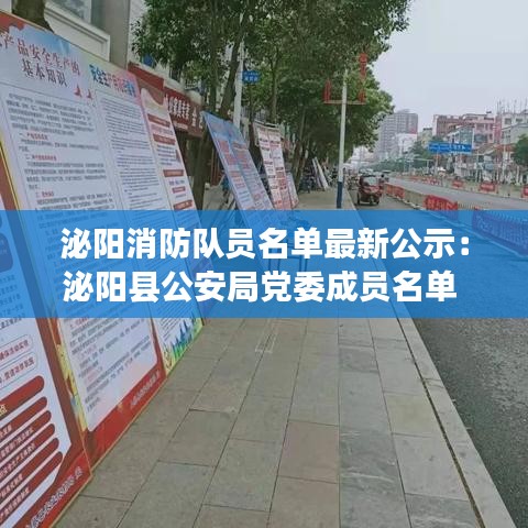 泌阳消防队员名单最新公示：泌阳县公安局党委成员名单 