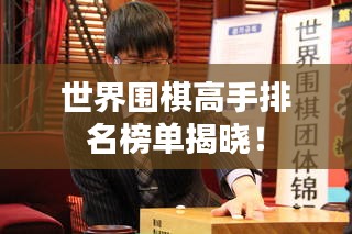 世界围棋高手排名榜单揭晓！