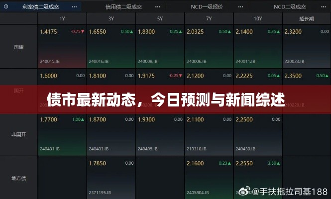 债市最新动态，今日预测与新闻综述