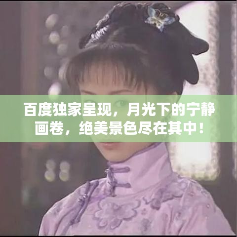 百度独家呈现，月光下的宁静画卷，绝美景色尽在其中！