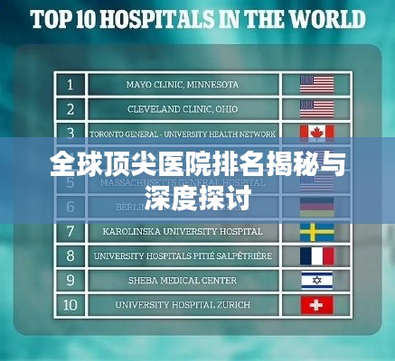 全球顶尖医院排名揭秘与深度探讨