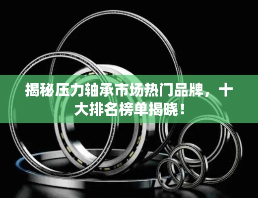 揭秘压力轴承市场热门品牌，十大排名榜单揭晓！
