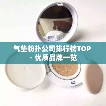 气垫粉扑公司排行榜TOP - 优质品牌一览