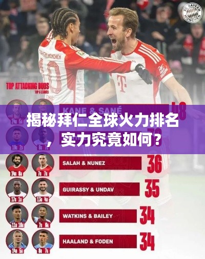 揭秘拜仁全球火力排名，实力究竟如何？
