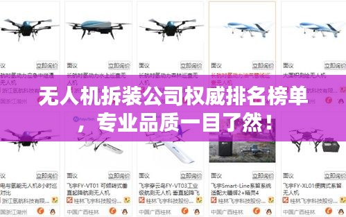 无人机拆装公司权威排名榜单，专业品质一目了然！