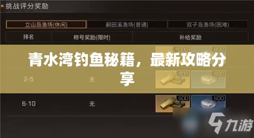 青水湾钓鱼秘籍，最新攻略分享