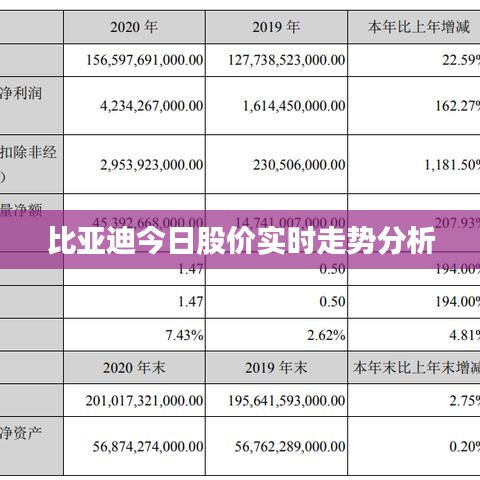 比亚迪今日股价实时走势分析