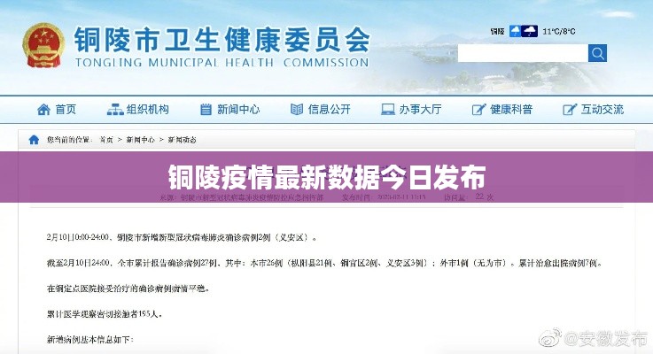 铜陵疫情最新数据今日发布