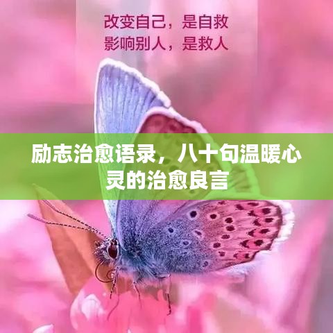 励志治愈语录，八十句温暖心灵的治愈良言