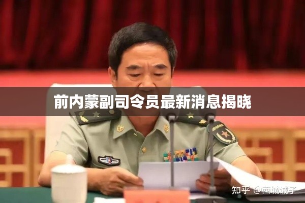 前内蒙副司令员最新消息揭晓