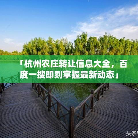 「杭州农庄转让信息大全，百度一搜即刻掌握最新动态」