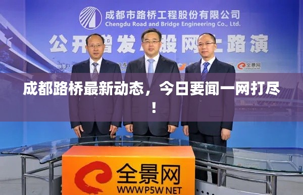 成都路桥最新动态，今日要闻一网打尽！