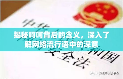 揭秘呵呵背后的含义，深入了解网络流行语中的深意