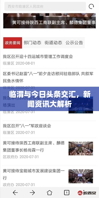 临渭与今日头条交汇，新闻资讯大解析