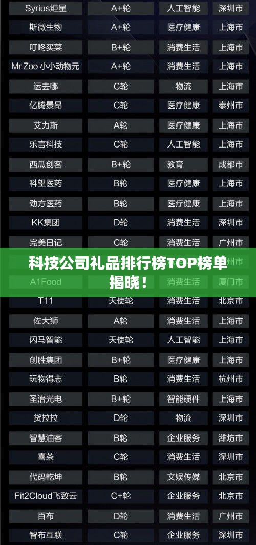 科技公司礼品排行榜TOP榜单揭晓！
