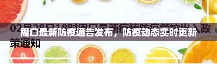 周口最新防疫通告发布，防疫动态实时更新
