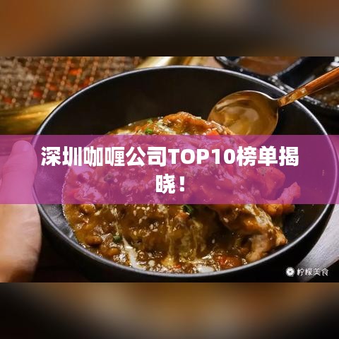 深圳咖喱公司TOP10榜单揭晓！
