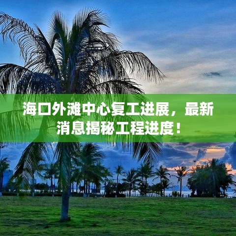海口外滩中心复工进展，最新消息揭秘工程进度！