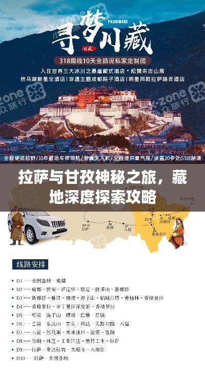 拉萨与甘孜神秘之旅，藏地深度探索攻略